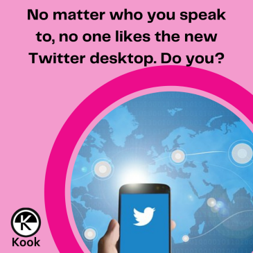 No matter who you speak to, no one likes the new Twitter desktop. Do you?